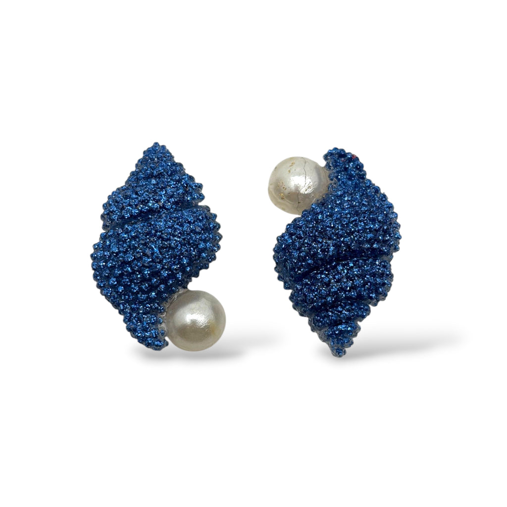 Caracola azul perla