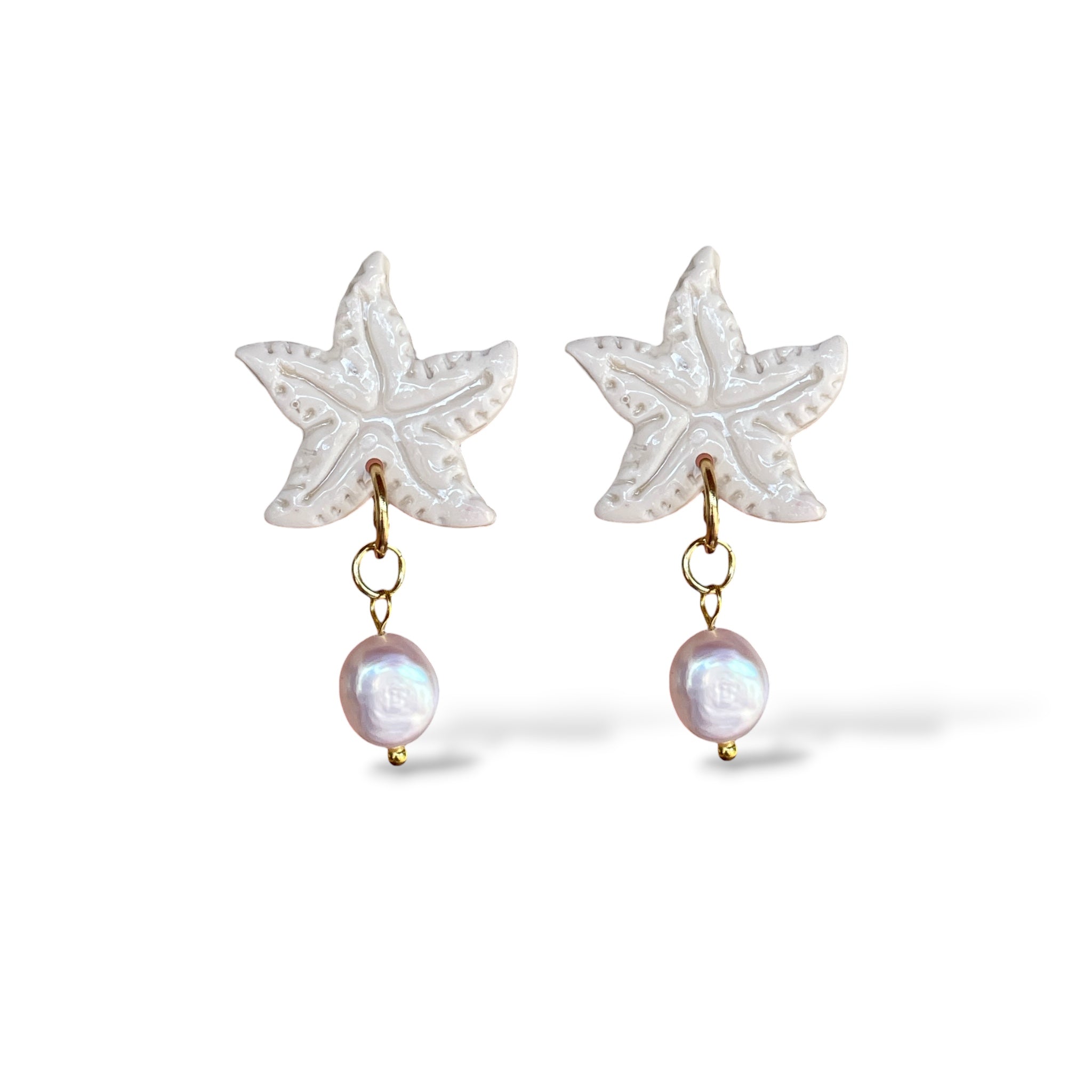 Estrella marina perla - blanco roto